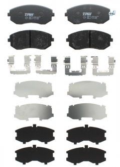 Комплект тормозных колодок, дисковый тормоз TRW GDB3371