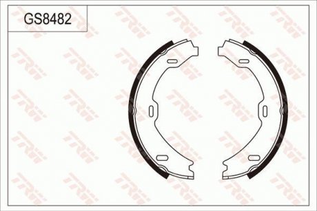 Тормозные колодки ручного тормоза (LUCAS) TRW GS8482