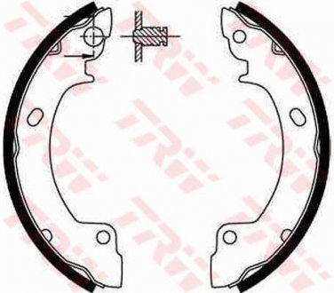 Тормозные колодки.) (LUCAS) TRW GS8552