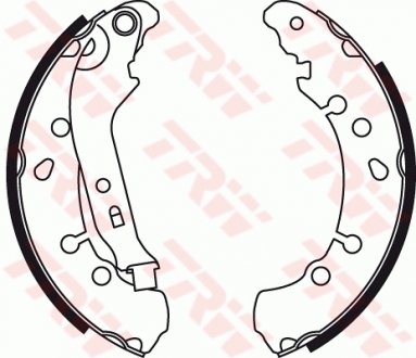 Комплект тормозных колодок TRW GS8778