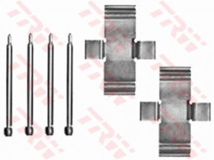 Гальмівні колодки (монтажний набір) (LUCAS) TRW PFK197
