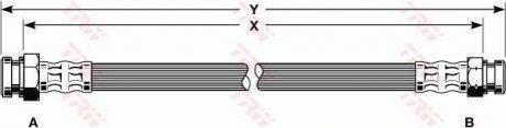 Шланг тормозной (LUCAS) TRW PHA134