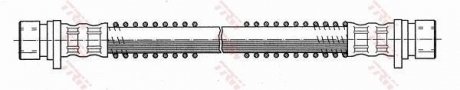 Шланг тормозной (LUCAS) TRW PHA285