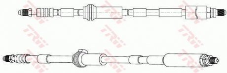 Гальмівний шланг TRW PHA597 (фото 1)