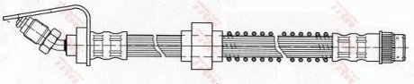 Шланг тормозной (LUCAS) TRW PHB424