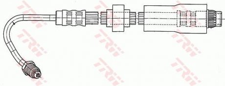 Тормозной шланг TRW PHB543 (фото 1)