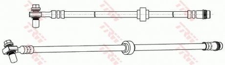 Шланг тормозной (LUCAS) TRW PHD1074