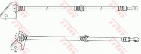 Тормозной шланг TRW PHD1121 (фото 1)