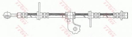 Шланг гальмівний (LUCAS) TRW PHD317