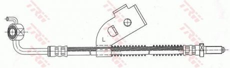 Шланг тормозной (LUCAS) TRW PHD341