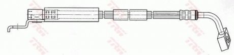 Шланг тормозной (LUCAS) TRW PHD401