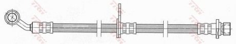 Шланг гальмівний (LUCAS) TRW PHD462