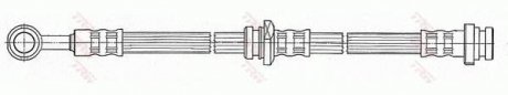 Шланг тормозной (LUCAS) TRW PHD483 (фото 1)