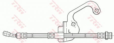 Шланг гальмівний (LUCAS) TRW PHD506