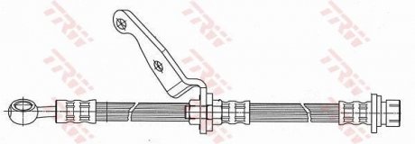 Шланг гальмівний (LUCAS) TRW PHD507