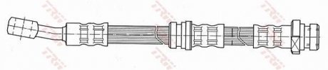 Шланг тормозной (LUCAS) TRW PHD612