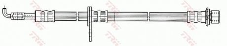 Шланг тормозной (LUCAS) TRW PHD926