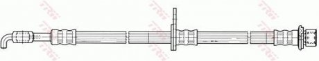 Шланг тормозной (LUCAS) TRW PHD933