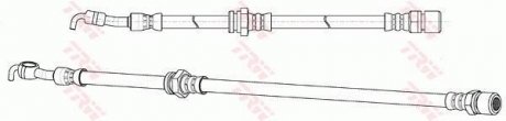 Шланг гальмівний (LUCAS) TRW PHD991