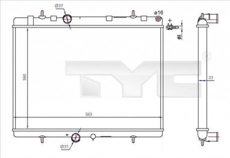 Теплообменник TYC 7260020R