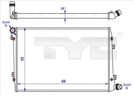 Теплообменник TYC 7370062R