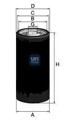 Фильтр масла UFI 2314402 (фото 1)