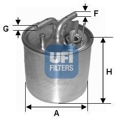 Фильтр топлива UFI 2400200