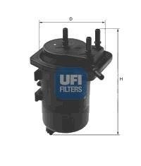 Фильтр топлива UFI 2401400