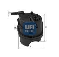 Фильтр топлива UFI 2401500 (фото 1)