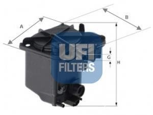 Фильтр топлива UFI 2402700