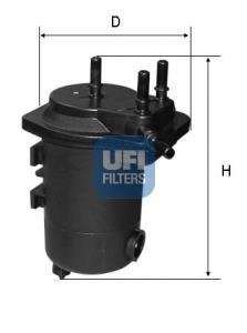 Фильтр топлива UFI 2405200 (фото 1)