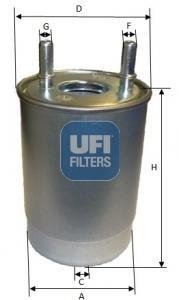 Паливний фільтр UFI 2414700