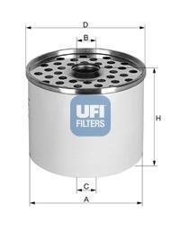 Фильтр топлива UFI 2436100