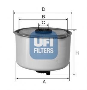 Фильтр топлива UFI 2445400