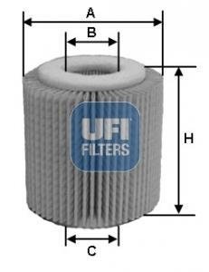 Фильтр масла UFI 2515000