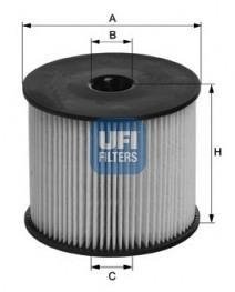 Фильтр топлива UFI 2600300 (фото 1)