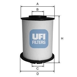 Фильтр топлива UFI 2603300