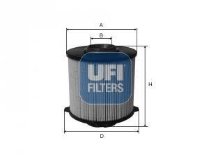 Фильтр топлива UFI 2605800