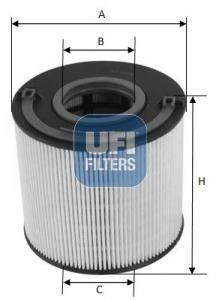 Паливний фільтр UFI 26.085.00