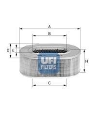 Фильтр воздушный UFI 2716200