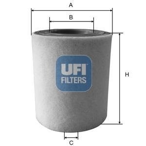 ПОВІТРЯНИЙ ФІЛЬТР UFI 27.A48.00