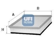 Фильтр воздушный UFI 3015100