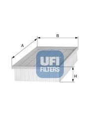 ВОЗДУШНЫЙ ФИЛЬТР UFI 30.711.00