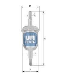 Фильтр топлива UFI 3100900