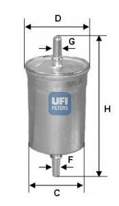 Фильтр топлива UFI 3176900