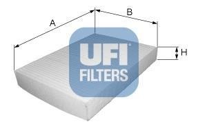 Фильтр воздуха (салона) UFI 5300600