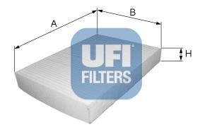 Фильтр воздуха (салона) UFI 5314700
