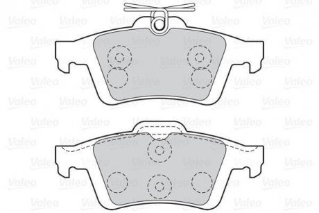 Колодки гальмівні FORD T. FOCUS 1,4-2,5 03-12 Valeo 301019