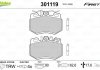 Колодки тормозные CITROEN P. C15/VISA 84-97 Valeo 301119 (фото 1)