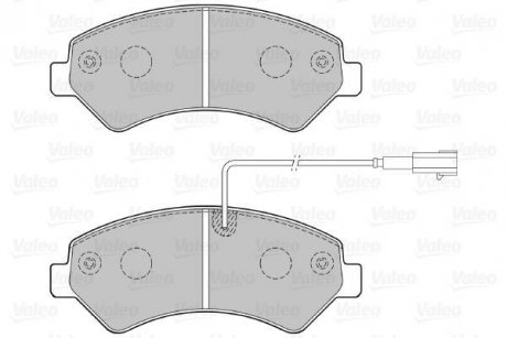 Гальмівні колодки (набір) Valeo 301276